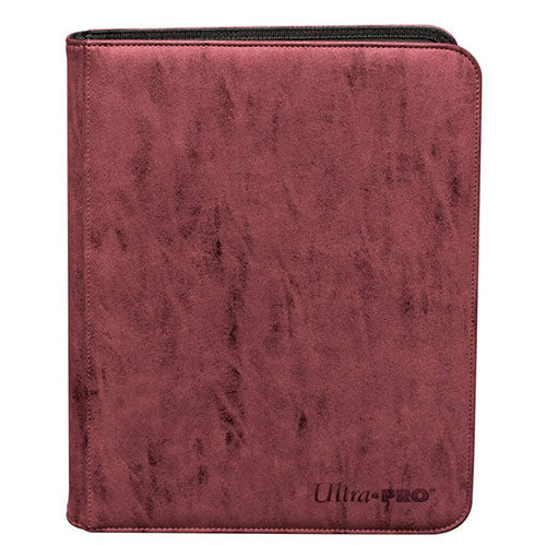 Binder Ultra Pro Premium 9 Pocket Suede Ruby