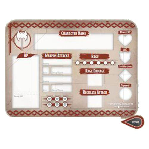 D&D Class Token Set Barbarian