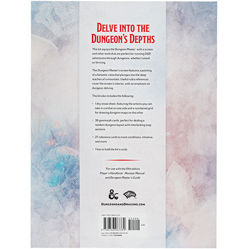 D&D Dungeon Masters Screen Dungeon Kit