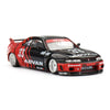 Kaido House Mini GT Nissan Skyline GT-R (R33) Kaido Works ADVAN V1 Black/Red 1:64 Scale Diecast Vehicle