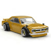 Kaido House Mini GT Nissan Skyline 2000GT-R (KPGC10) Kaido Street V2 Yellow 1:64 Scale Diecast Vehicle
