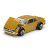 Kaido House Mini GT Nissan Skyline 2000GT-R (KPGC10) Kaido Street V2 Yellow 1:64 Scale Diecast Vehicle