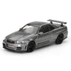 Mini GT Nissan Skyline GT-R (NISMO BNR34 CRS) Dark Metal Grey 1:64 Scale Diecast Vehicle