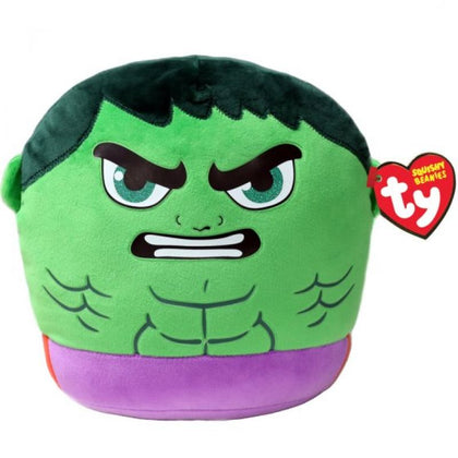 Ty Squishy Beanies 25cm Marvel Plush Incredible Hulk