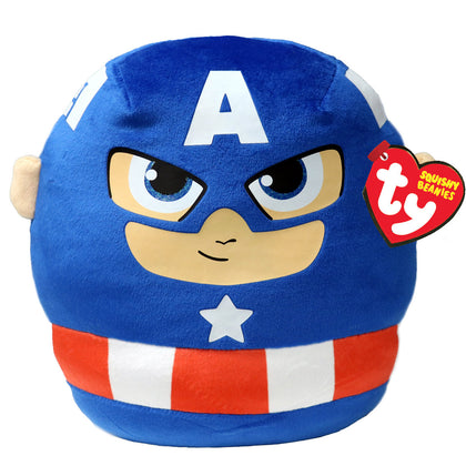 Ty Squishy Beanies 35cm Marvel Plush Captain America