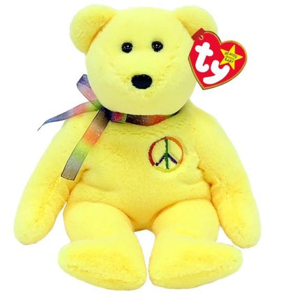 Ty Beanie Babies Plush Peace II the Bear