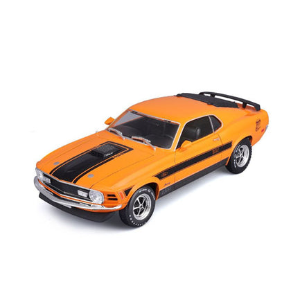 Maisto Special Edition 1970 Ford Mustang Mach 1 Orange 1:18 Scale Diecast Vehicle