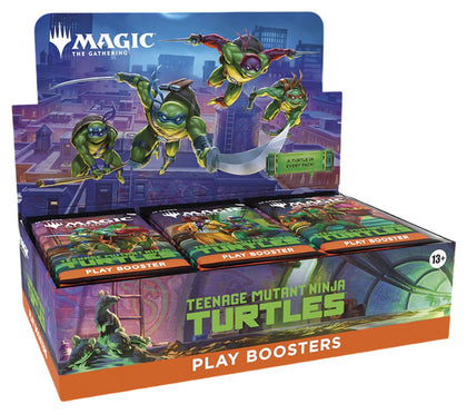 Magic the Gathering TMNT Teenage Mutant Ninja Turtles Play Booster SEALED Box [30 Boosters]
