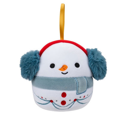 Squishmallows 4 inch Ornament Plush Christmas 2023 Manny the Snowman