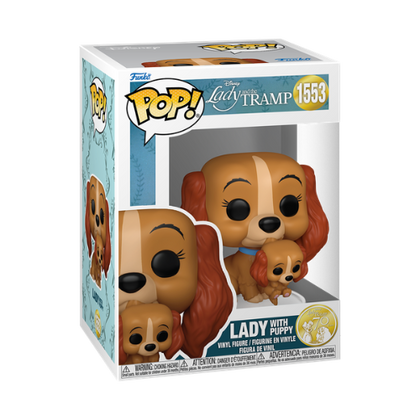 Lady and the Tramp 70th Anniversary Lady with Puppy Pop! Vinyl