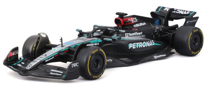 Bburago Formula Racing 2024 F1 Mercedes AMG W15 #63 Russell 1:43 Scale Diecast Vehicle