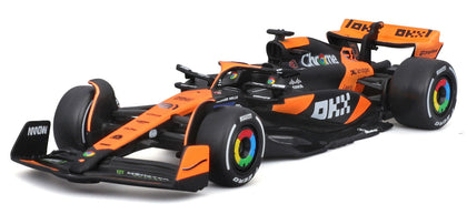 Bburago Formula Racing 2024 F1 McLaren MCL 38 #81 Piastri 1:43 Scale Diecast Vehicle