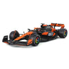 Bburago Formula Racing 2024 F1 McLaren MCL38 with Helmet #81 Piastri 1:24 Scale Diecast Model Kit