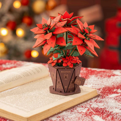 Robotime 3D Wooden Bloom TF001 Poinsettia
