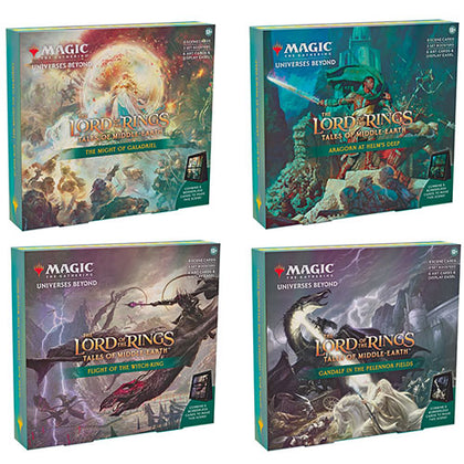 Magic the Gathering The Lord of the Rings Tales of Middle-Earth Holiday Scene Box Set (1 of Each/4 in Total)