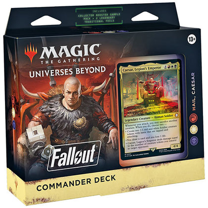 Magic the Gathering Universes Beyond Fallout Hail Caesar Commander Deck