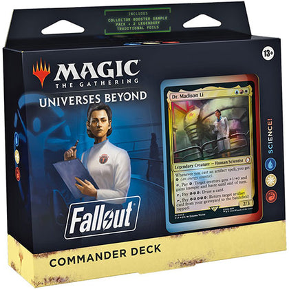 Magic the Gathering Universes Beyond Fallout Science Commander Deck