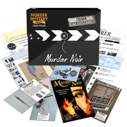 Murder Mystery Party Case Files Murder Noir