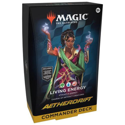 Magic the Gathering Aetherdrift Living Energy Commander Deck