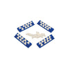 Triangular Dominoes In Metal Box