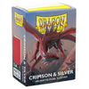 Deck Protector Dragon Shield Standard 100ct Dual Matte Crimson & Silver