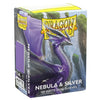 Deck Protector Dragon Shield Standard 100ct Dual Matte Nebula & Silver