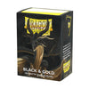 Deck Protector Dragon Shield Standard 100ct Dual Matte Black & Gold