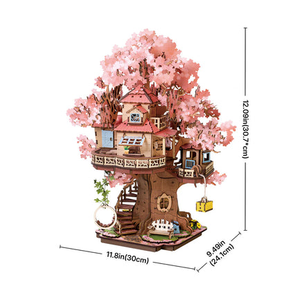 Robotime 3D Puzzle Creation Set TGS04 Sakura Tree House
