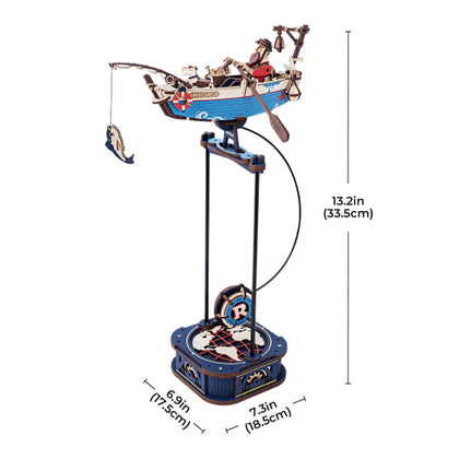 Robotime ROKR Pendulum Balance Gravity Swing MCD02 Ocean Fisher