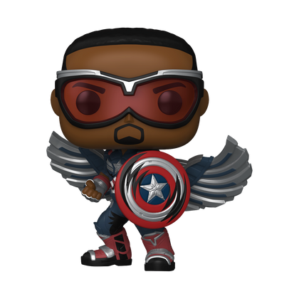 Captain America 4 Captain America Sam Wilson Retro Comic US Exclusive Pop! Vinyl