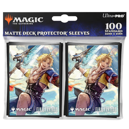 Ultra Pro Magic the Gathering Final Fantasy Deck Protector Sleeves 100ct -Tidus-