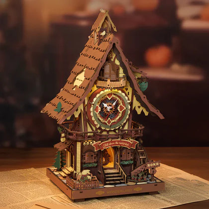 Robotime ROKR 3D Time Art LC901C Cuckoo Clock (Colourful)
