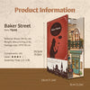 Tonecheer 3D Puzzle Book Nook Kit Baker Street