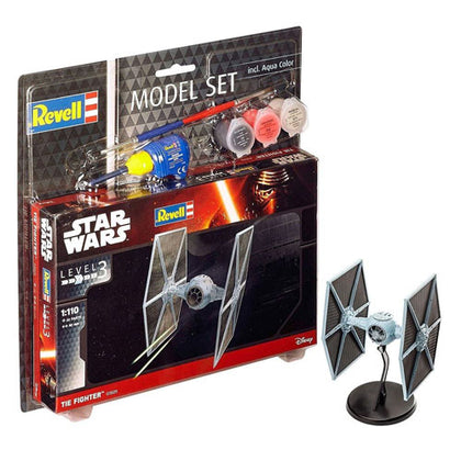 Revell Star Wars Tie Fighter 1:110 Scale Plastic Model Kit Set with Paint & Tools