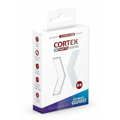 Deck Protector Ultimate Guard Japanese Cortex White Matte 60ct