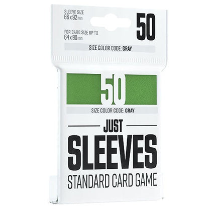 Deck Protector Gamegenic Just Sleeves Standard 50ct Green