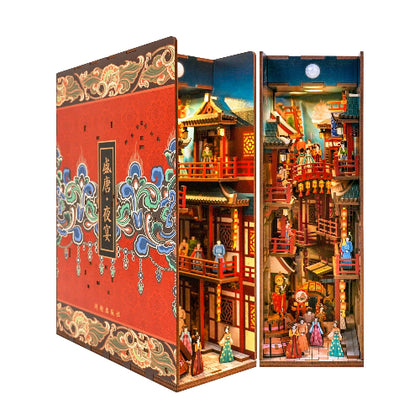 Tonecheer 3D Puzzle Book Nook Kit The Banquet of Tang Dynasty