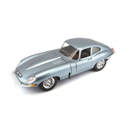 Bburago 1963 Jaguar E-Type Coupe Metallic Blue 1:18 Scale Diecast Vehicle