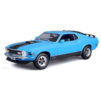 Maisto Special Edition 1970 Ford Mustang Mach 1 Blue 1:18 Scale Diecast Vehicle