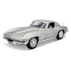 Maisto Special Edition 1965 Chevrolet Corvette Coupe Silver 1:18 Scale Diecast Vehicle