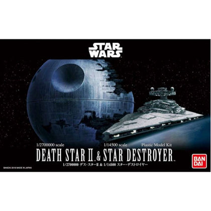 Star Wars 1/270000 Death Star II and 1/4500 Star Destoyer Plastic Model Kit