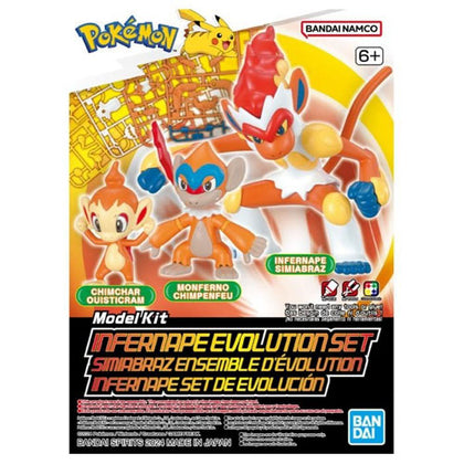 Pokemon Model Kit Infernape Evolution Set