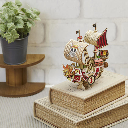 [Wa-gu-mi] One Piece Thousand Sunny Wood Art Puzzle