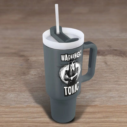 Tumbler with Straw 1.2L Wednesday (TV) Toxic