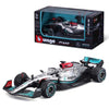 Bburago 2022 F1 Mercedes-Benz AMG W13 No 63 George Russell 1:43 Scale Diecast Vehicle