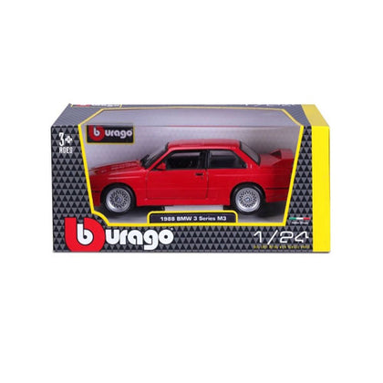 BBurago 1988 BMW 3 Series E30 M3 1:24 Scale Diecast Vehicle