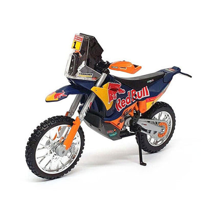 Bburago 2019 KTM 450 Dakar Rally Red Bull No 1 1:18 Scale Diecast Motorcycle