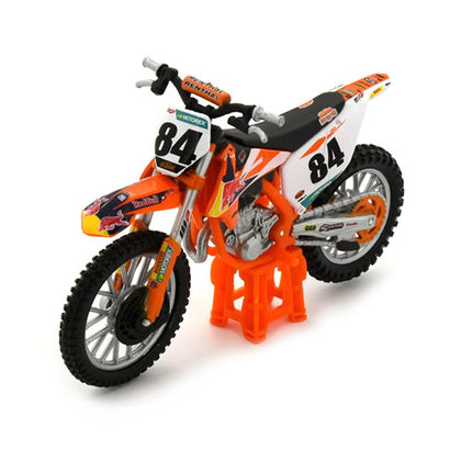 Bburago 2018 KTM 450 SX-F Factory Edition Herling 1:18 Scale Diecast Motorcycle
