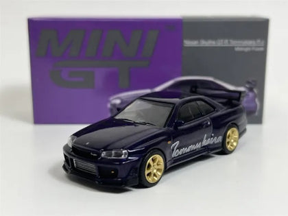 TSM-Model Mini GT Nissan Skyline GT-R Tommykaira R-z Midnight Purple 1:64 Scale Diecast Vehicle