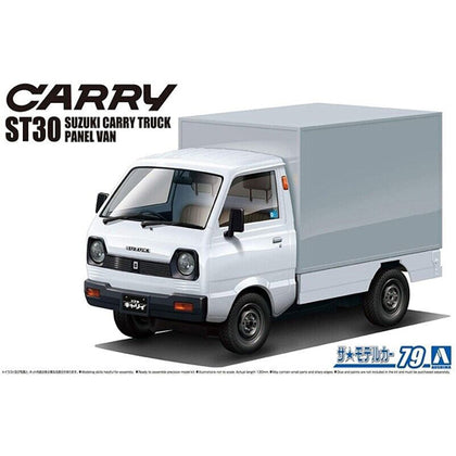 Aoshima 1979 Suzuki ST30 Carry Panel Van 1:24 Scale Plastic Model Snap Kit